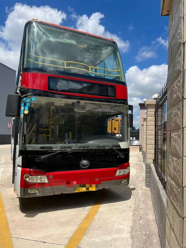 Zk6116HG تستخدم حافلة السفر Yutong 86/78 شخصًا مستعملًا بحافلة المدينة ذات الطابقين