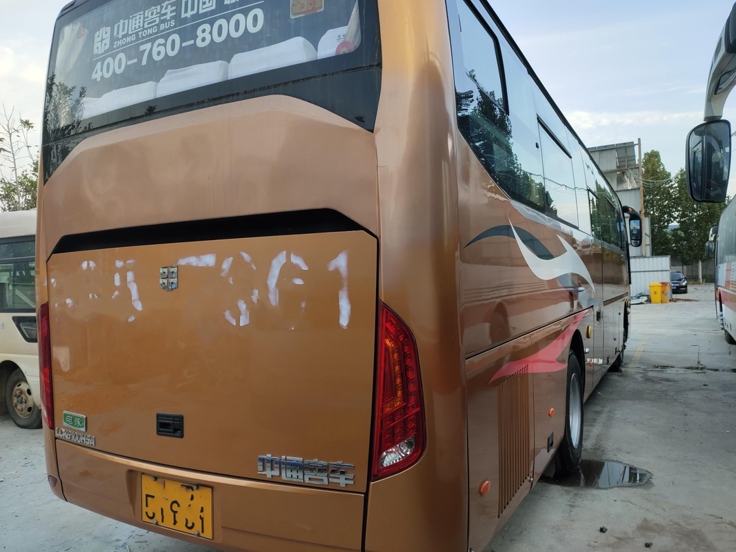 LCK6100 44seater مدرب يستخدم Zhongtong Bus Yuchai Engine ببابين محرك اليد اليسرى