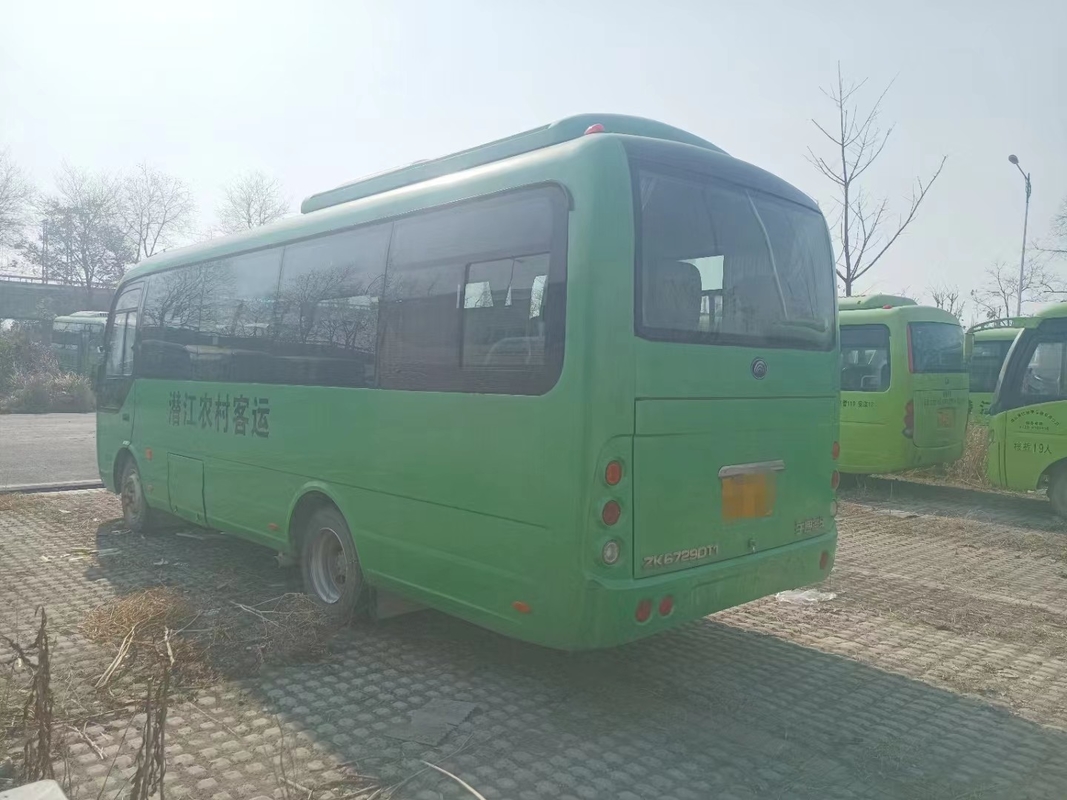 ZK6729D تستخدم حافلة صغيرة Yutong Front Cummins Engine Euro IV 25-30 مقعد مدرب مستعمل