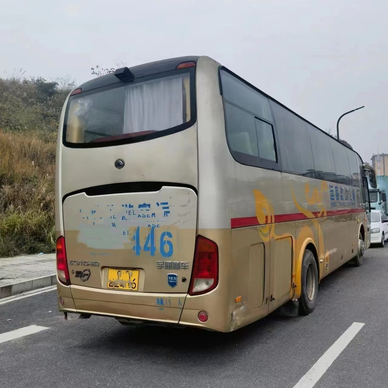2nd Hand Coach ZK6110 Brand Yutong 49seater حافلة السفر المستخدمة أبواب واحدة Yuchai Engine