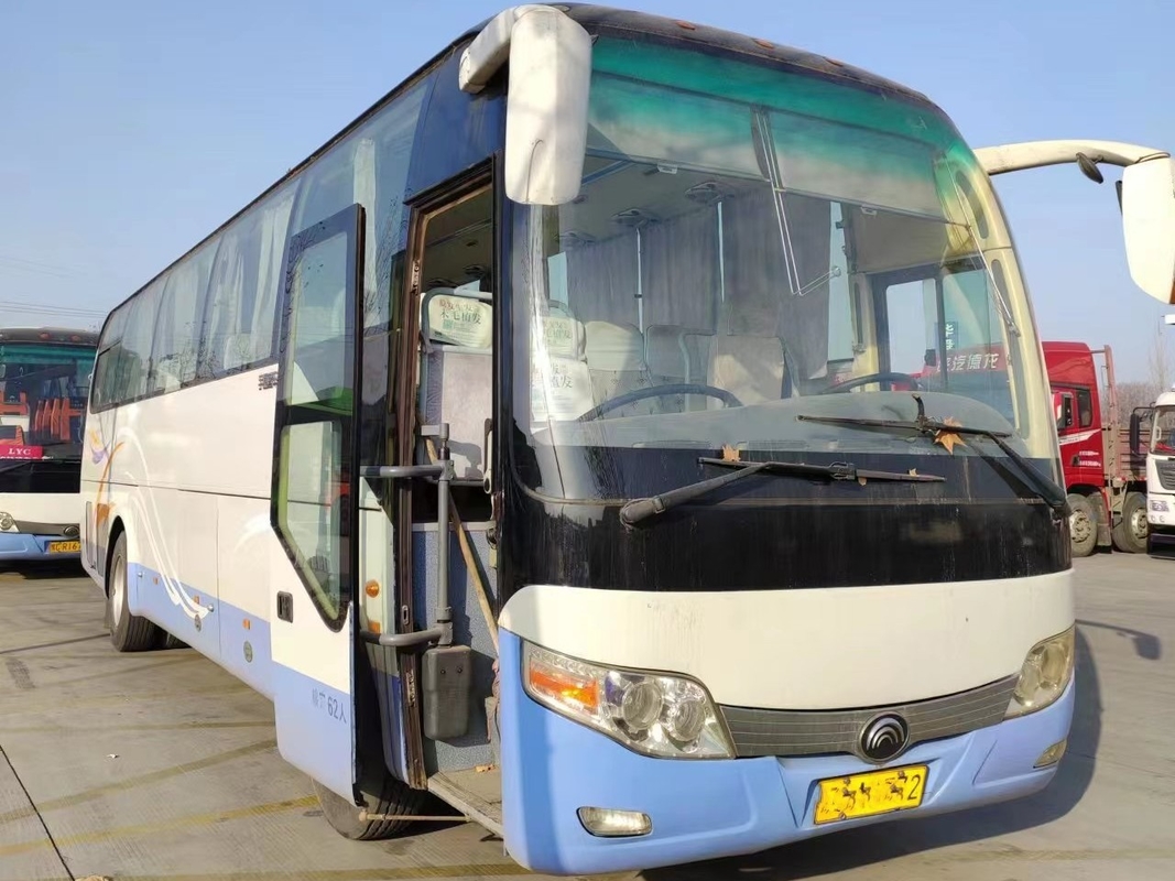 حافلات ديزل مستعملة حافلة بالضغط الأيمن Yutong Zk6110 2 + 3 Layout 62seats Rear Yuchai Engine Bus