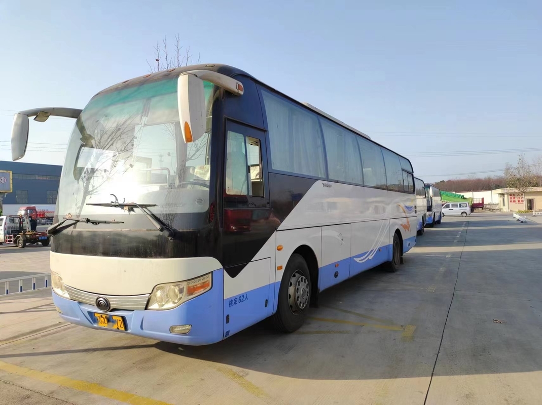 حافلات ديزل مستعملة حافلة بالضغط الأيمن Yutong Zk6110 2 + 3 Layout 62seats Rear Yuchai Engine Bus