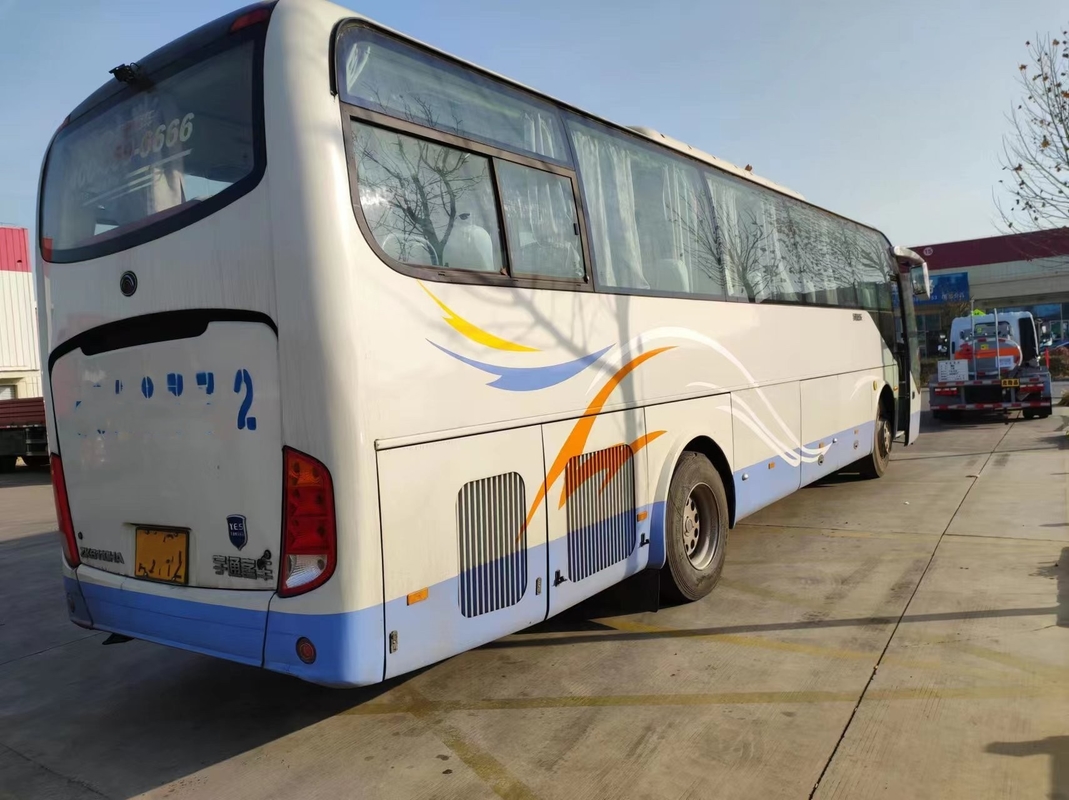 حافلات ديزل مستعملة حافلة بالضغط الأيمن Yutong Zk6110 2 + 3 Layout 62seats Rear Yuchai Engine Bus