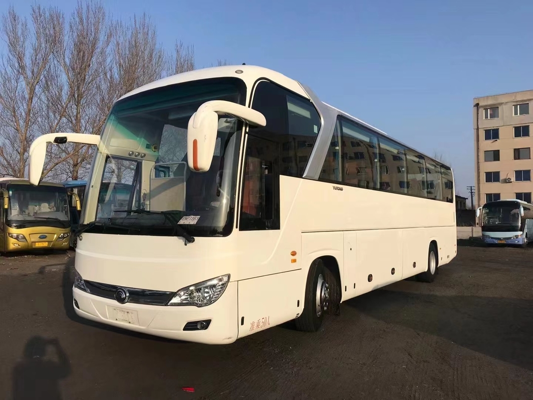 الحافلة السياحية الفاخرة الحافلة السياحية المستعملة Yutong Zk6122 Yuchai 330hp ذات المحرك الخلفي