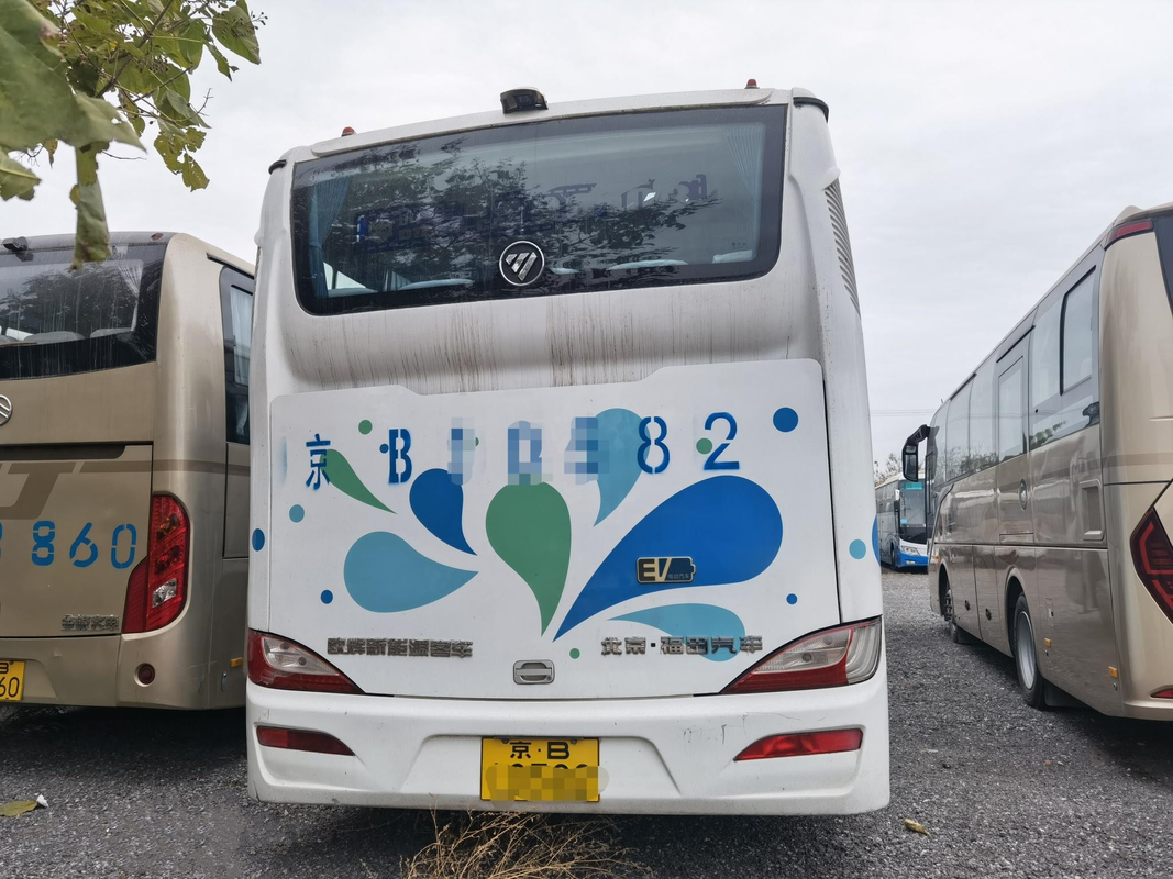 حافلة سياحية مستعملة Foton Rear Engine Coach Bus 47 Seats Passenger Bus للبيع