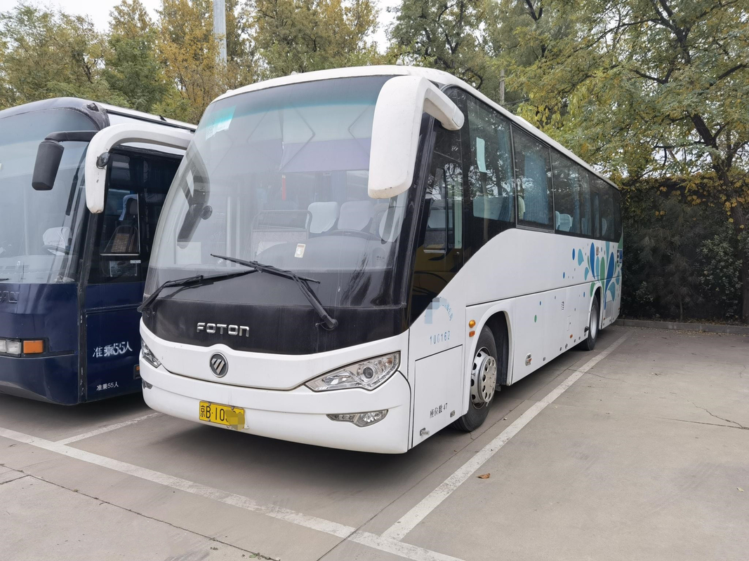 حافلة سياحية مستعملة Foton Rear Engine Coach Bus 47 Seats Passenger Bus للبيع