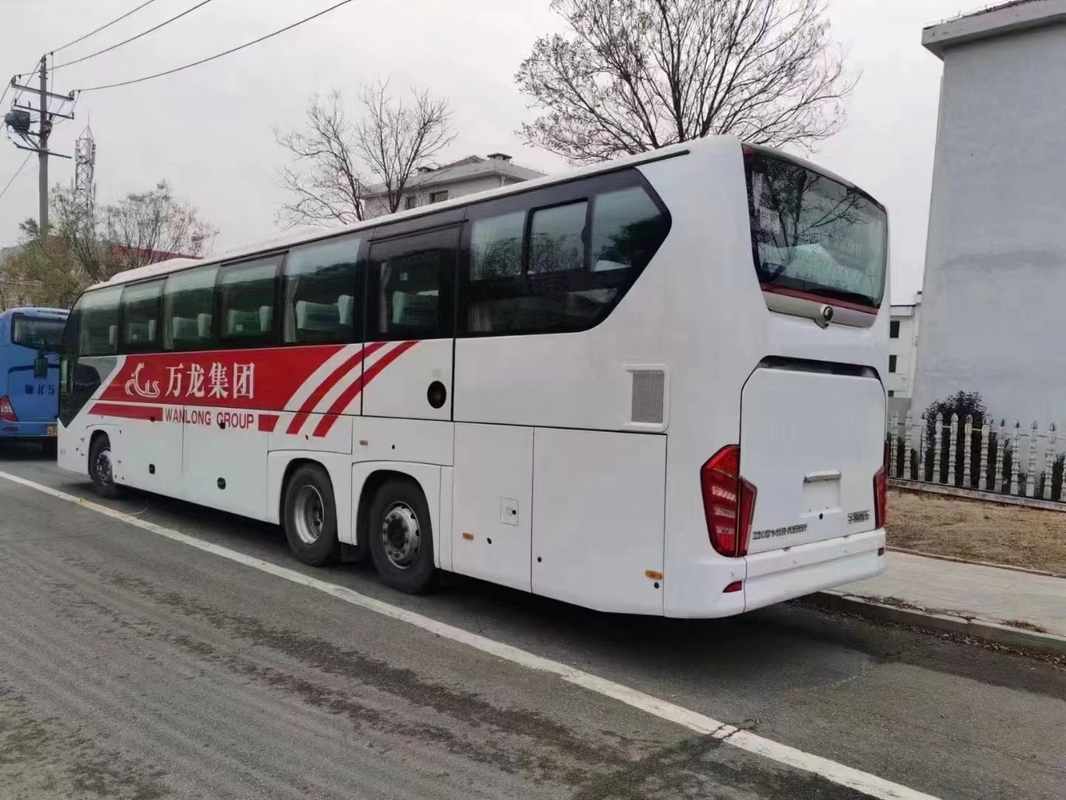 Travel Coach Bus 2020 سنة 56 مقعدًا تستخدم Yutong Buses Zk6148 Double Axle Bus