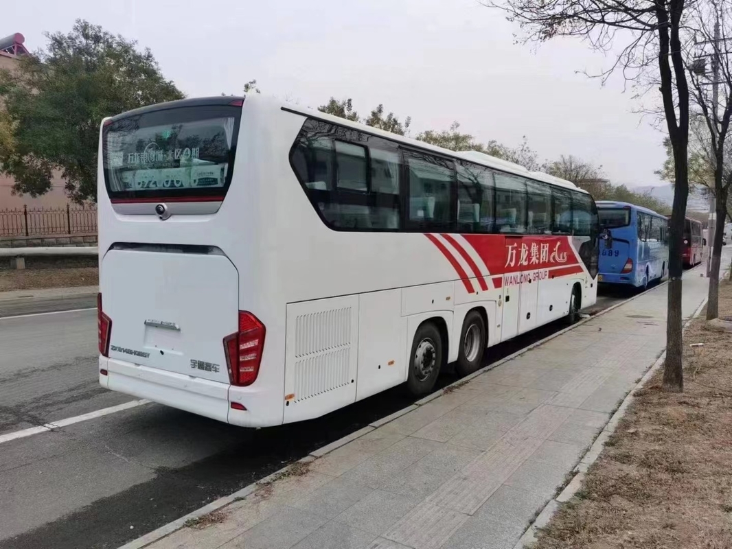 Travel Coach Bus 2020 سنة 56 مقعدًا تستخدم Yutong Buses Zk6148 Double Axle Bus