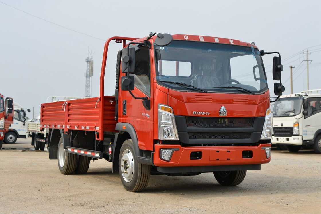 Lhd مستعملة شاحنة قلابة 160hp Howo Mini Dump Truck للبيع محرك ديزل