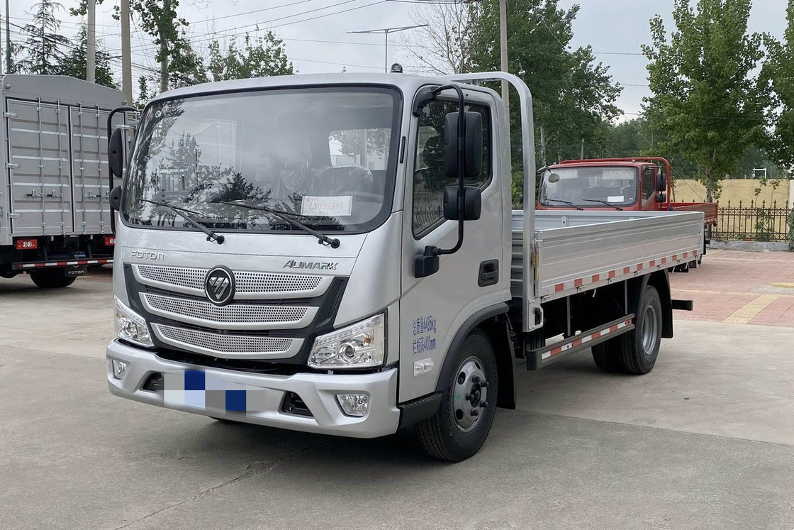 156hp مستعملة شاحنة قلابة Euro 6 شاحنات صغيرة للفلبين 5t Farm مستعملة شاحنات قلابة أحادية المحور
