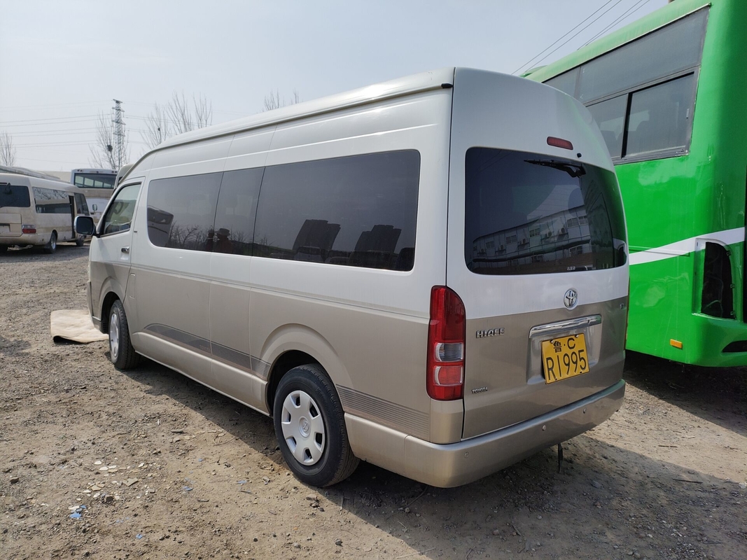 حافلات يابانية مستعملة Hiace 13 - 15seater محرك بنزين مقود يسار ماركة تويوتا