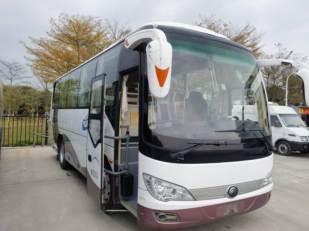 تستخدم الحافلات المستعملة Yutong Bus ZK6816H5Y 34 Seats Yuchai Engine Air Conditioner
