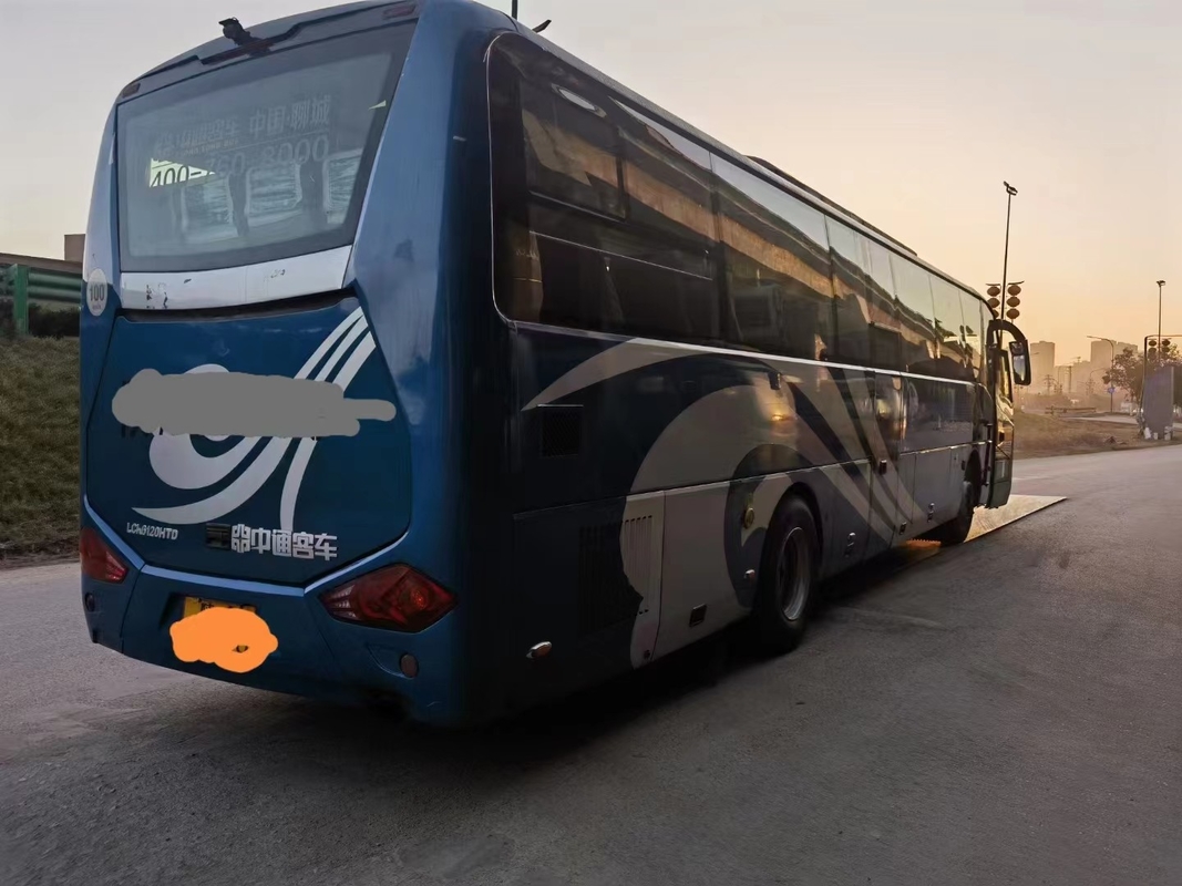 Wechai Used Coach Bus 2015 سنة 55 مقعد يستخدم Zhongtong ZLCK6120 الهيكل الصلب حافلة ركاب مستعملة