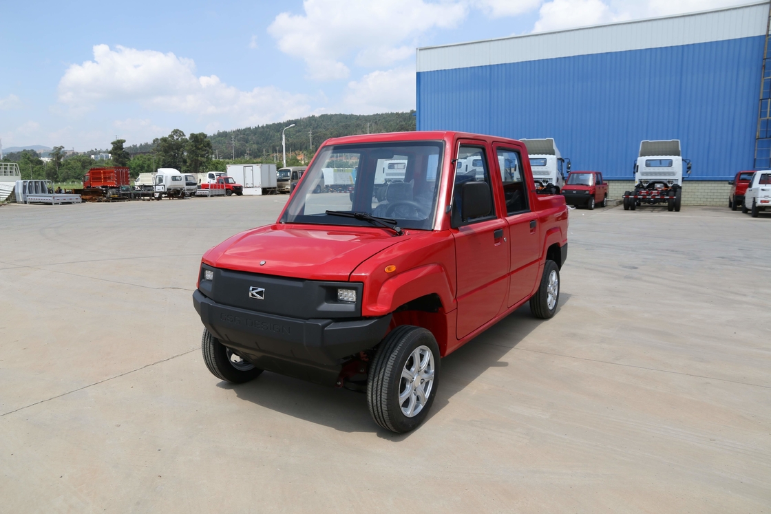 سيارة كهربائية صغيرة 4 نوافذ كهربائية جديدة Passaanger Pickup LHD / RHD دفع خلفي 4 مقاعد