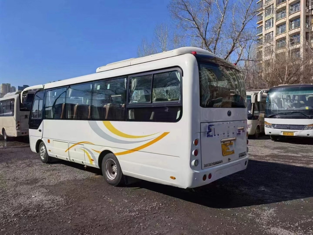 2nd Hand Bus Sealing Windows 28 Seats Single Door Front Engine المستخدمة Young Tong Bus ZK6729D