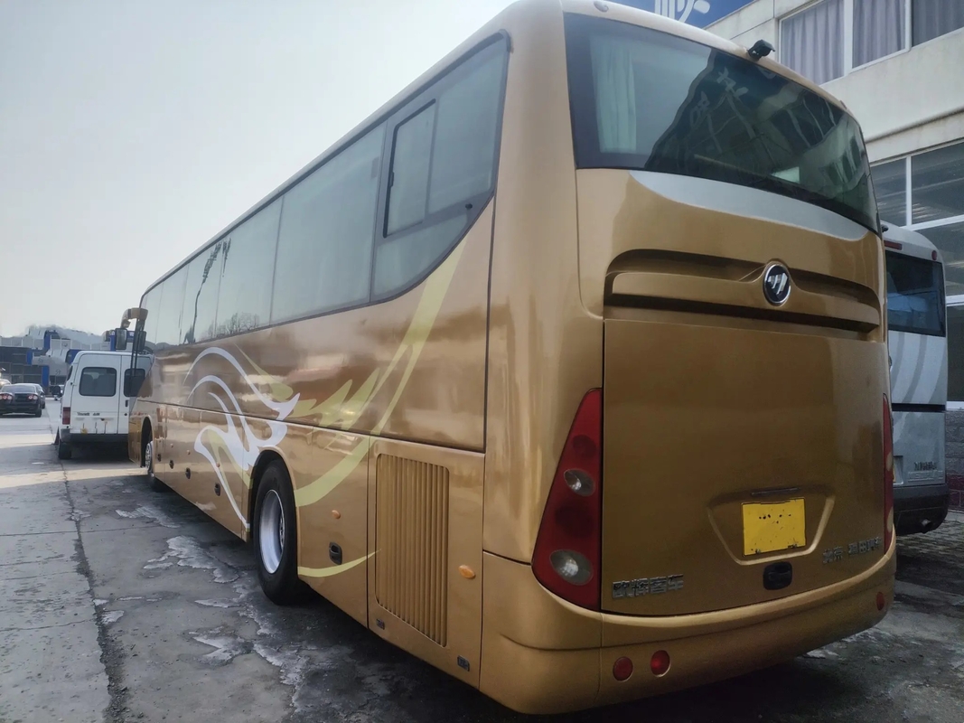 مستعملة حافلة فاخرة للباب الأوسط 53 مقعدًا مستعملة Foton Bus BJ6120 نافذة الختم Weichai Engine