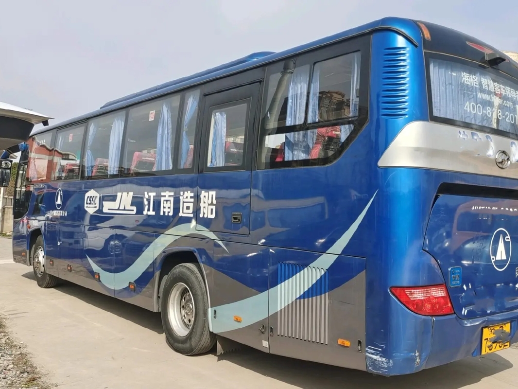 مستعملة Mci Bus Weichai Engine 50 مقعدًا مقصورة الأمتعة باب واحد LHD / RHD اليد الثانية Higer KLQ6115