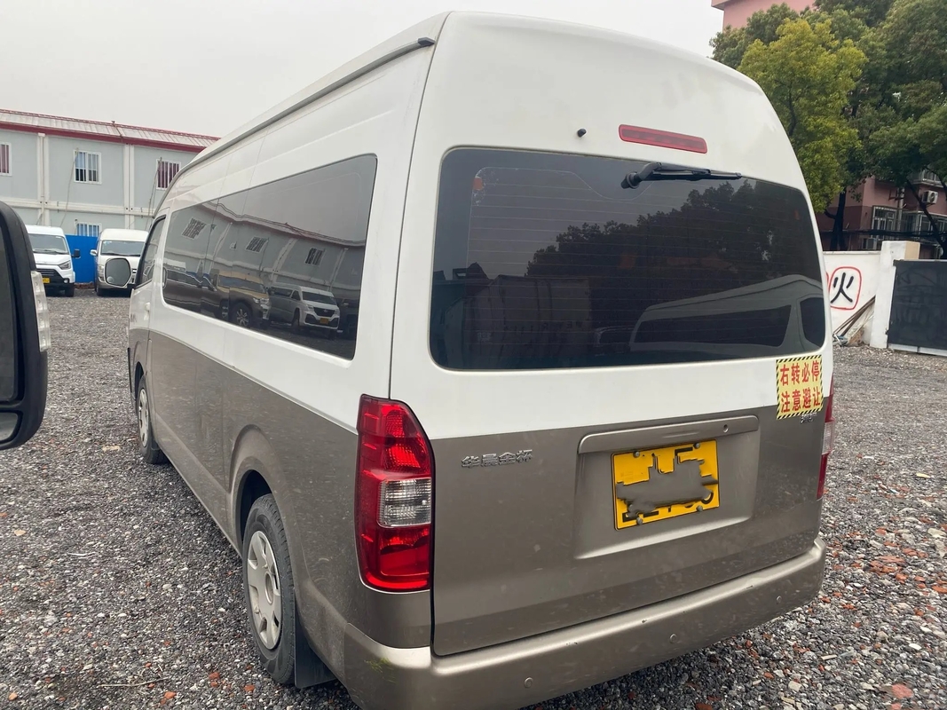 حافلة صغيرة مستعملة 2017 سنة 14 مقعد زيت محرك باب متأرجح خارجي Jinbei Hiace SY6548