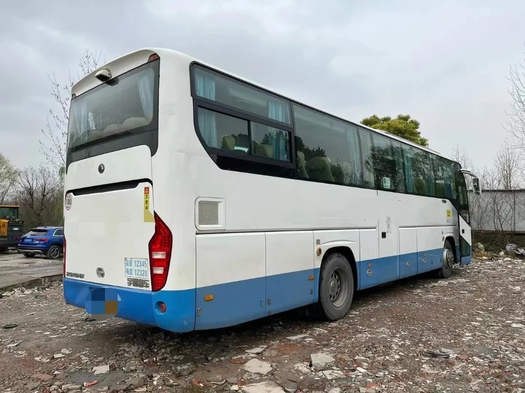 مستعملة حافلة Weichai Engine 270hp 51 مقعدًا تستخدم Yutong Bus ZK6119 نافذة مانعة للتسرب 11500 كجم وزن فارغ