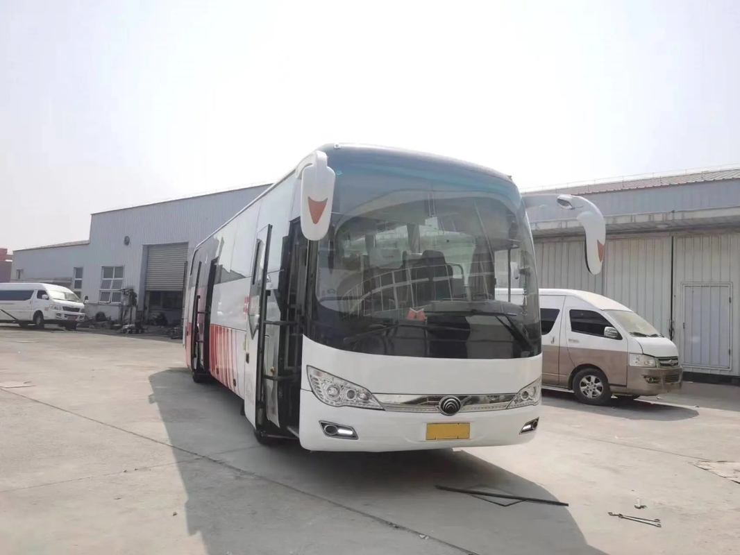 مدرب اليد الثانية 48 مقعدًا 11 مترًا محرك خلفي باب الركاب الأوسط 280hp ورقة زنبركية Uesd Yutong حافلة ZK6116