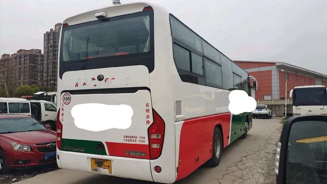 مدرب اليد الثانية 46 مقعدًا محرك Wechai 10 متر مكيف هواء باب واحد مستخدم Yutong ZK6109