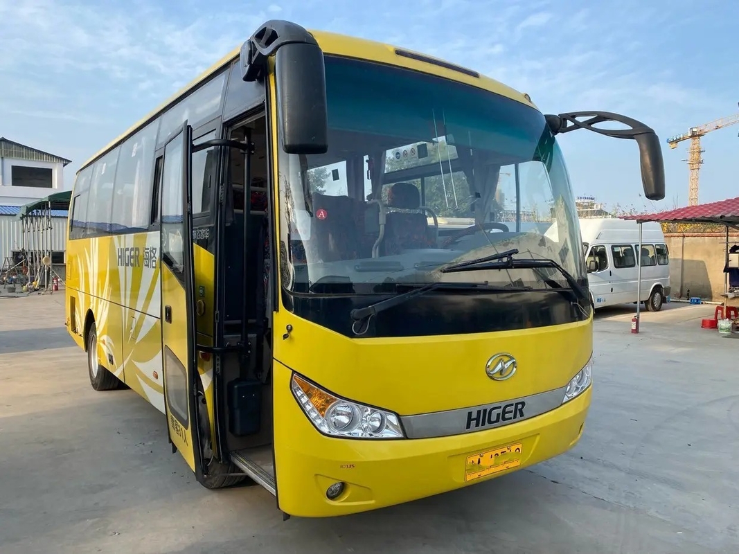 مستعملة City Bus Yuchai Engine 4 سلندر 31 مقعدًا نافذة منزلقة باب يتأرجح خارجي مستعمل KLQ6755