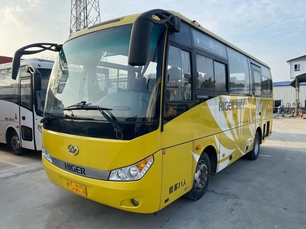 مستعملة City Bus Yuchai Engine 4 سلندر 31 مقعدًا نافذة منزلقة باب يتأرجح خارجي مستعمل KLQ6755