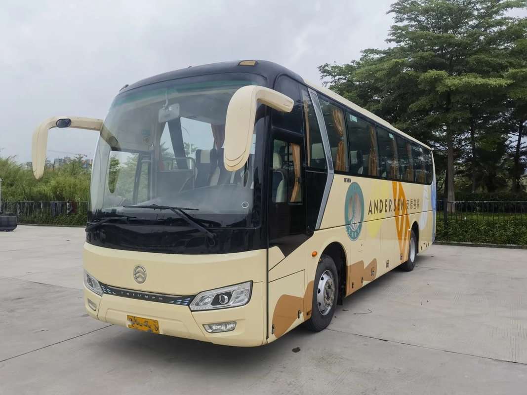 ناقل حركة يدوي فاخر مستعمل 46 مقعدًا مقصورة الأمتعة 2018 سنة A / C Golden Dragon XML6102