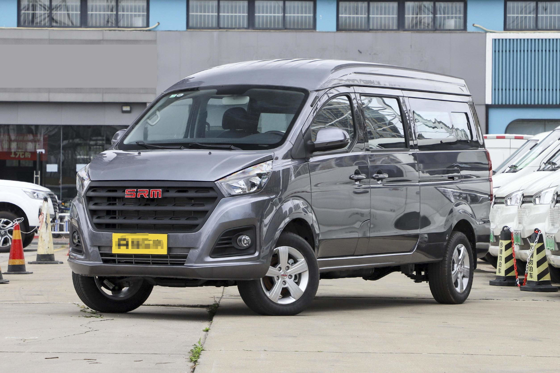 شاحنات صغيرة مستعملة ذات 9 مقاعد من العلامة التجارية الصينية Jinbei Hiace محرك البنزين مع مكيف