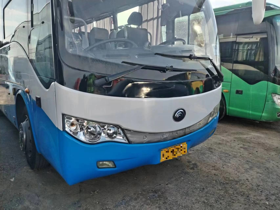 يونغتونغ 39 مقعداً حافلة المكوك ZK6879 ورقة الربيع باب واحد جيد مكيف