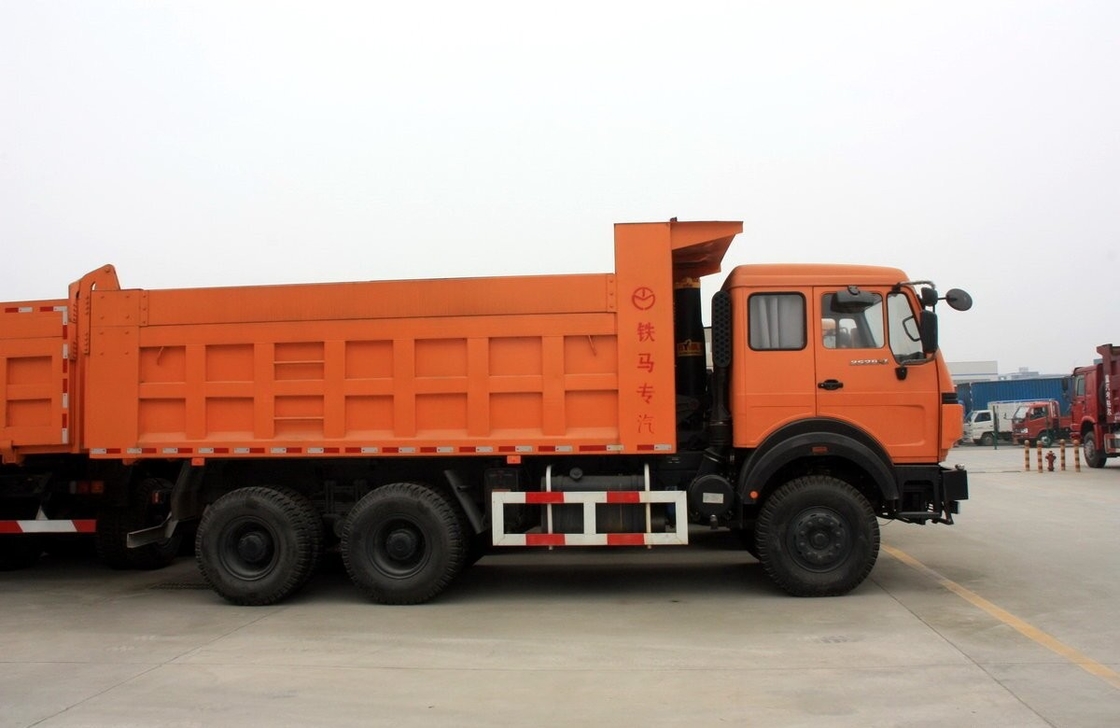 بيبن 6x4 تيبر شاحنة قمامة مستعملة يورو 3 ويتشاي محرك 290 حصان استخدام التعدين