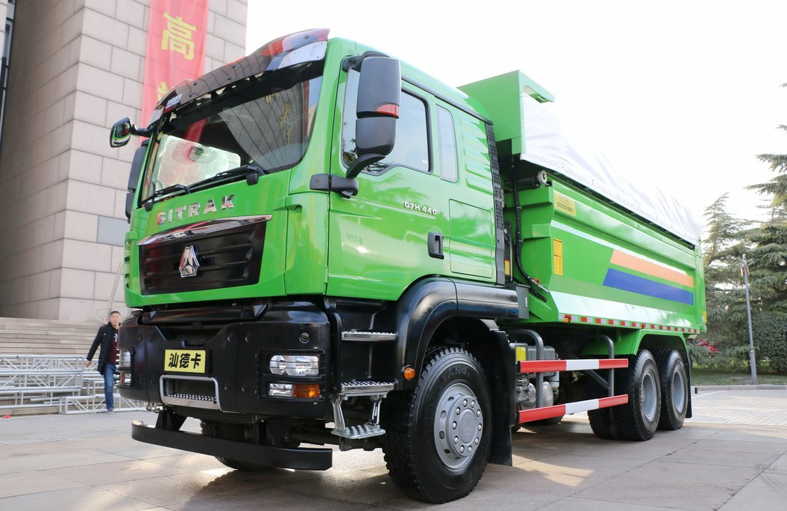 شاحنة قمامة للبيع SITRAK G7H 6 × 4 جديدة اليورو 5 انبعاثات التعدين النقل تحميل 30 طن