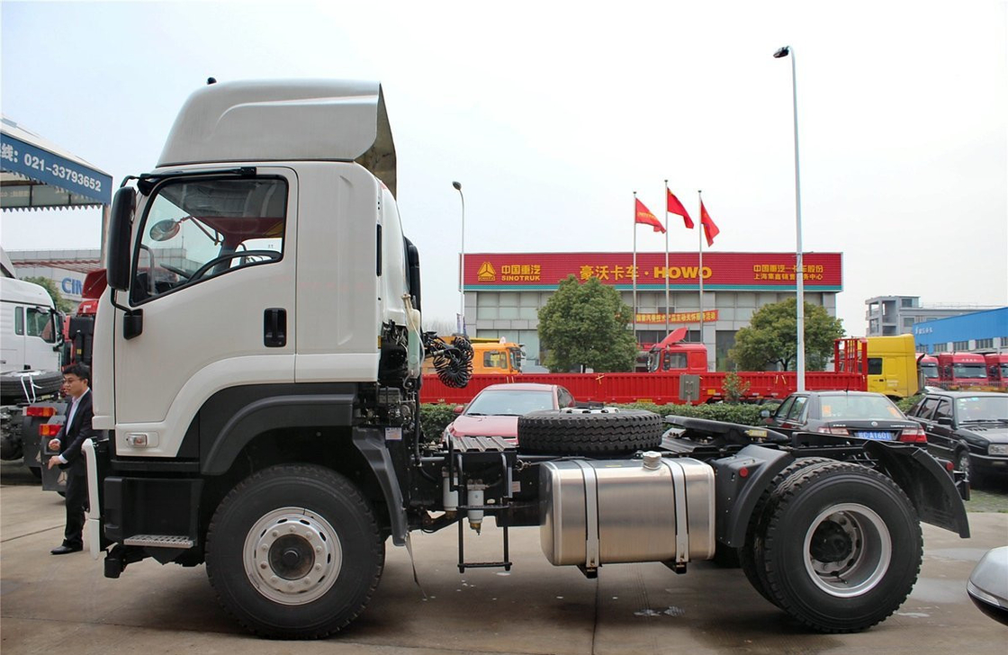 4x2 جرار شاحنة عجلة واحدة ISUZU محرك ديزل 350hp يورو 4 انبعاثات