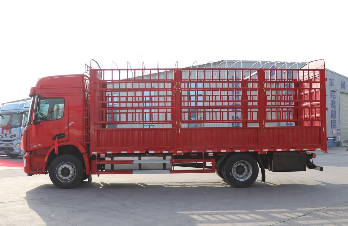 شاحنات شحن الأسوار شاكمان M6000 4 * 2 شاحنة شاحنة ويخاي 245 حصان محرك 8 سرعة يدوية