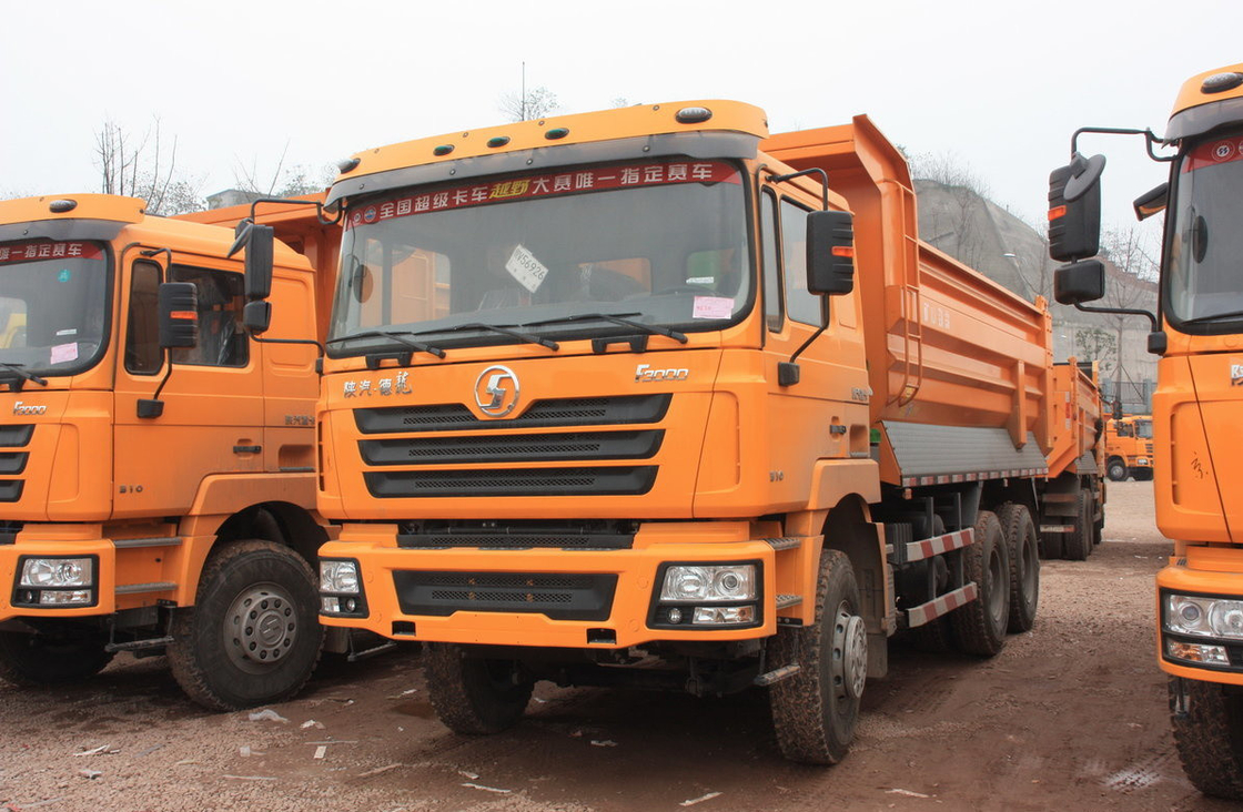 شاحنة قمامة 6 * 4 شاكمان F3000 إرو 3 310hp ويتشاي U-شكل صندوق تحميل 30 طن LHD&RHD