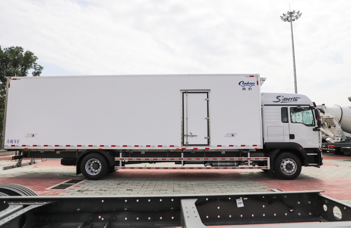 ثلاجة التبريد شاحنة فان سينوتريك 4 * 2 وضع القيادة 9.5 متر مربع طويل SITRAK 290hp