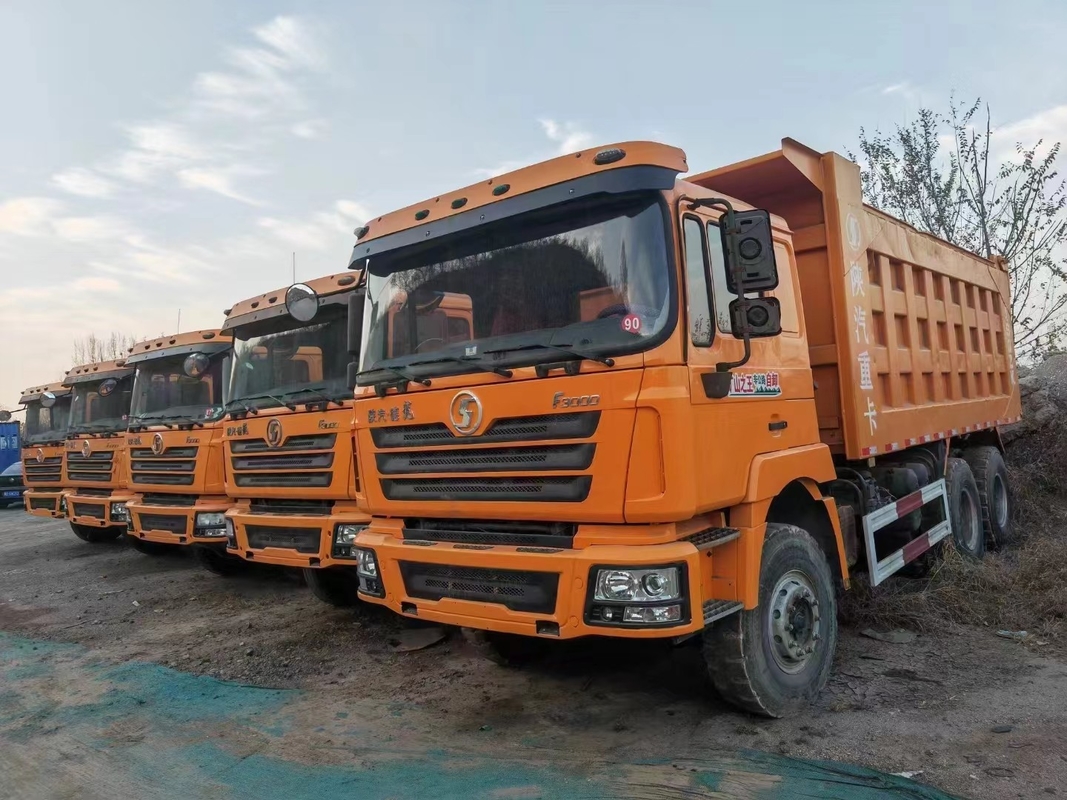 شاكمان F3000 شاحنة قمامة 6 * 4 عبء ثقيل حمولة 20-40 طن 2022 سنة 99٪ حالة جديدة