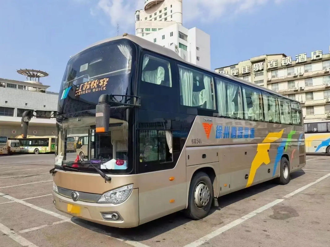 ZK6118 Yutong حافلة ركاب مستعملة / 54 مقعد حافلة ركاب مستعملة Yutong العلامة التجارية