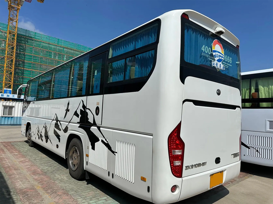 ZK6109 يوتونغ حافلة ركاب مستعملة / 49 مقعدة يسارية القيادة الحافلة الوطنية الفاخرة V