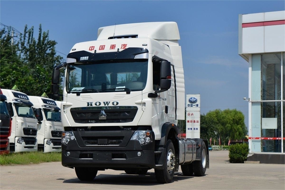 HOWO جرار شاحنة الوطنية VI معيار الانبعاثات محور واحد 350HP الديزل مع عاكس