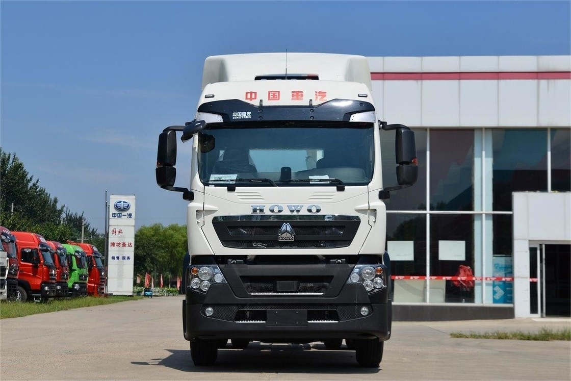HOWO جرار شاحنة الوطنية VI معيار الانبعاثات محور واحد 350HP الديزل مع عاكس