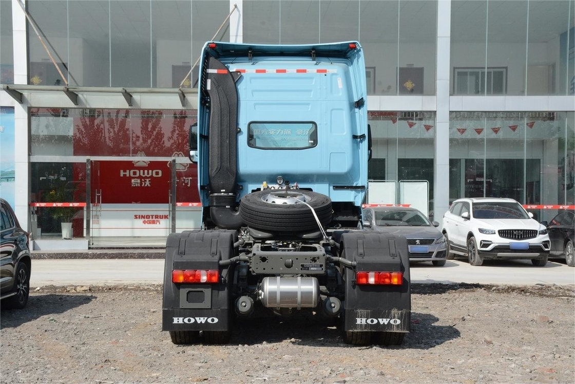 شاحنة جرار هوو الوطنية VI 6X4 AMT أوتوماتيكية خلفية مزدوجة محورية خلفية ثمانية عجلات 570HP