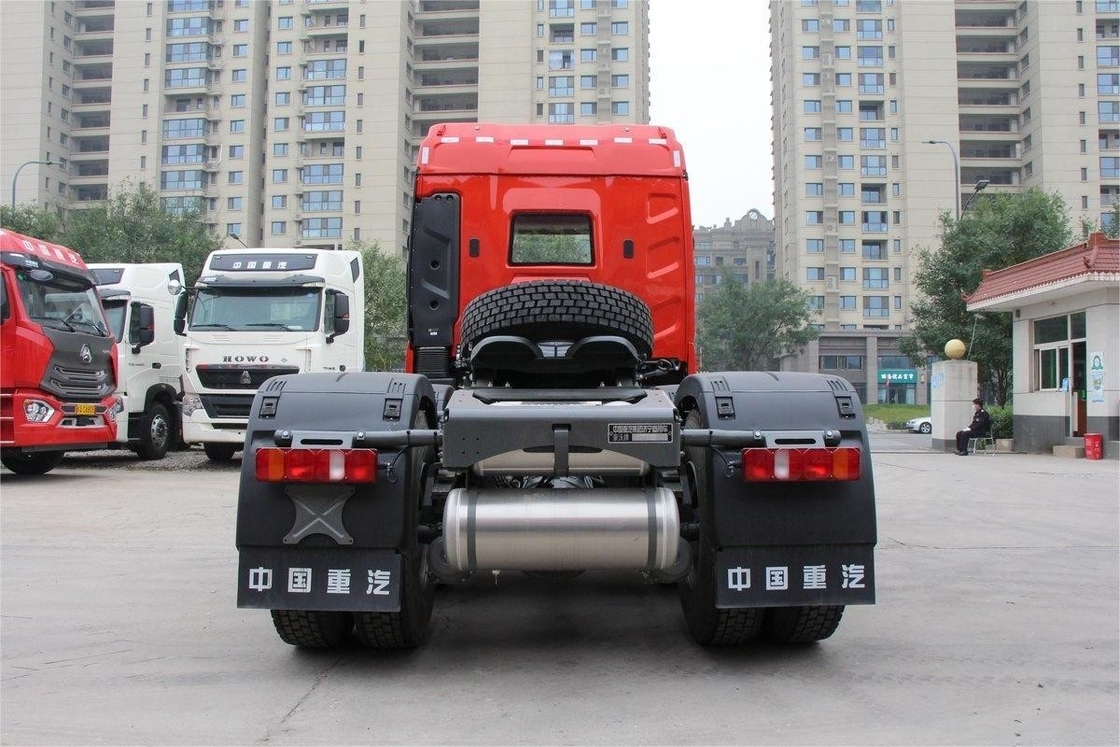 HOWO Max شاحنة ثقيلة 480HP سقف مرتفع 6X4 الديزل يدوي 12 سرعة الوطنية VI الجرار