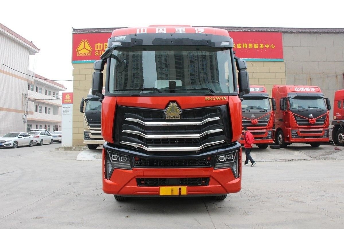 HOWO Max شاحنة ثقيلة 480HP سقف مرتفع 6X4 الديزل يدوي 12 سرعة الوطنية VI الجرار