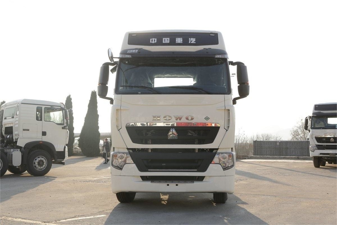 HOWO شاحنة ثقيلة منقلبة الريح الجانبية 440HP 6X4 LNG الجرار الوطني VI (13T المحور الخلفي)