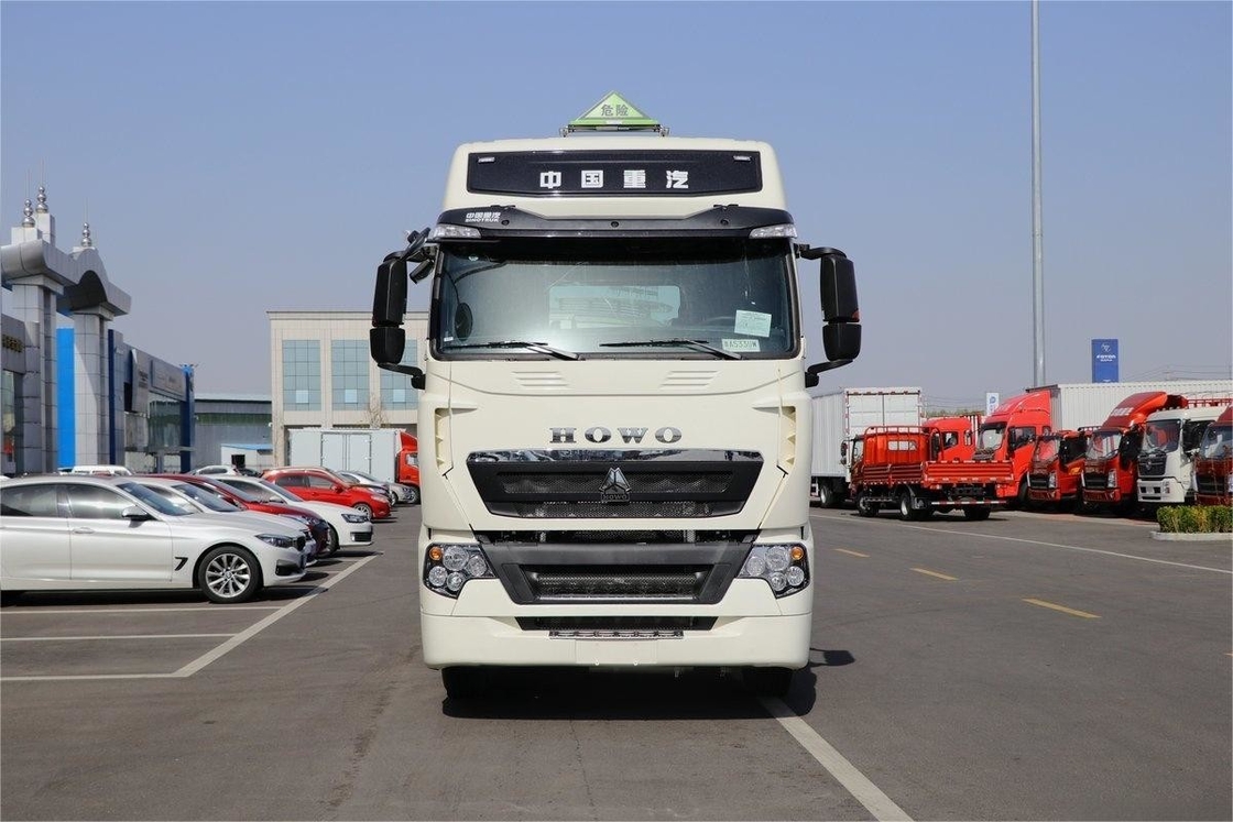 T7H شاحنة ثقيلة مع تكييف الهواء عازل هيدروليكي 6X4 جرار البضائع الخطرة