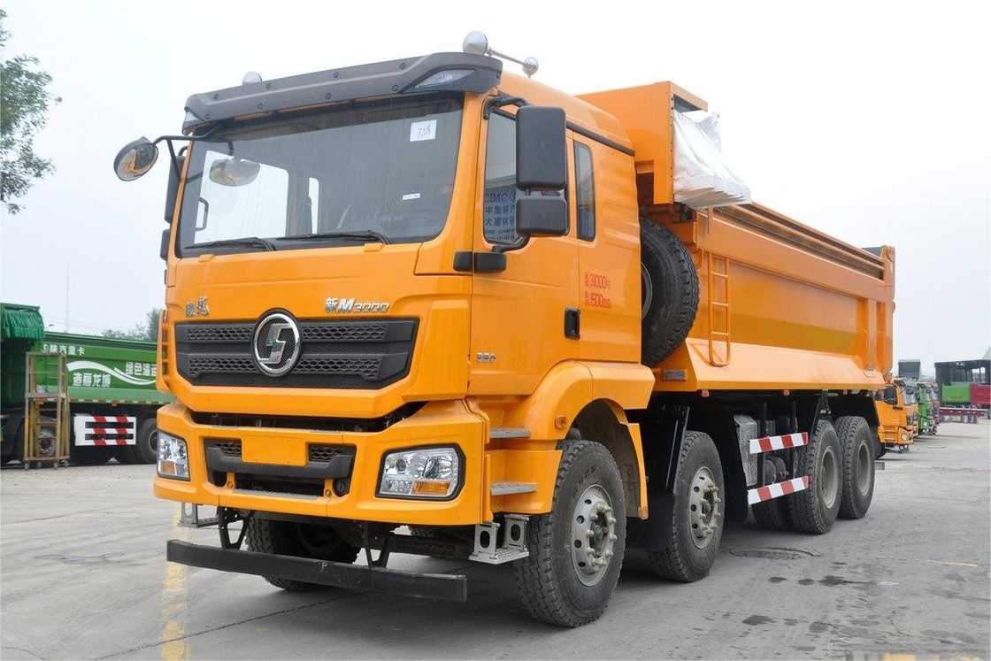 M3000 نموذج 8x4 350HP 16.1T 9.8m شاكمان شاحنة ثقيلة قابلة للطي عباءة شحن