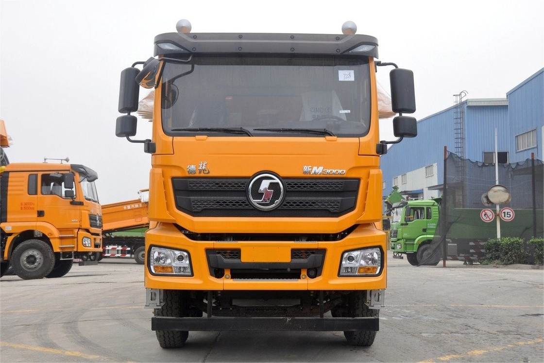 M3000 نموذج 8x4 350HP 16.1T 9.8m شاكمان شاحنة ثقيلة قابلة للطي عباءة شحن