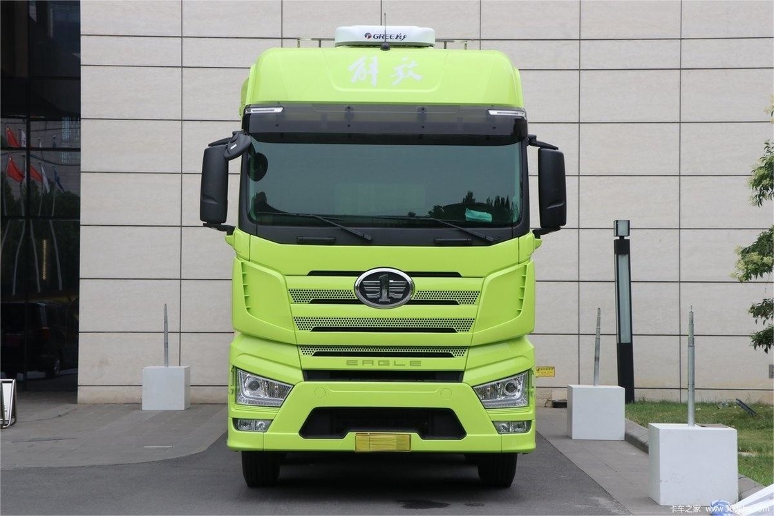 شاحنة جيفانغ الثقيلة للسياج الجسم الأخضر السقف العالي 460HP 8X4 9.4m شاحنة الديزل 12 سرعة