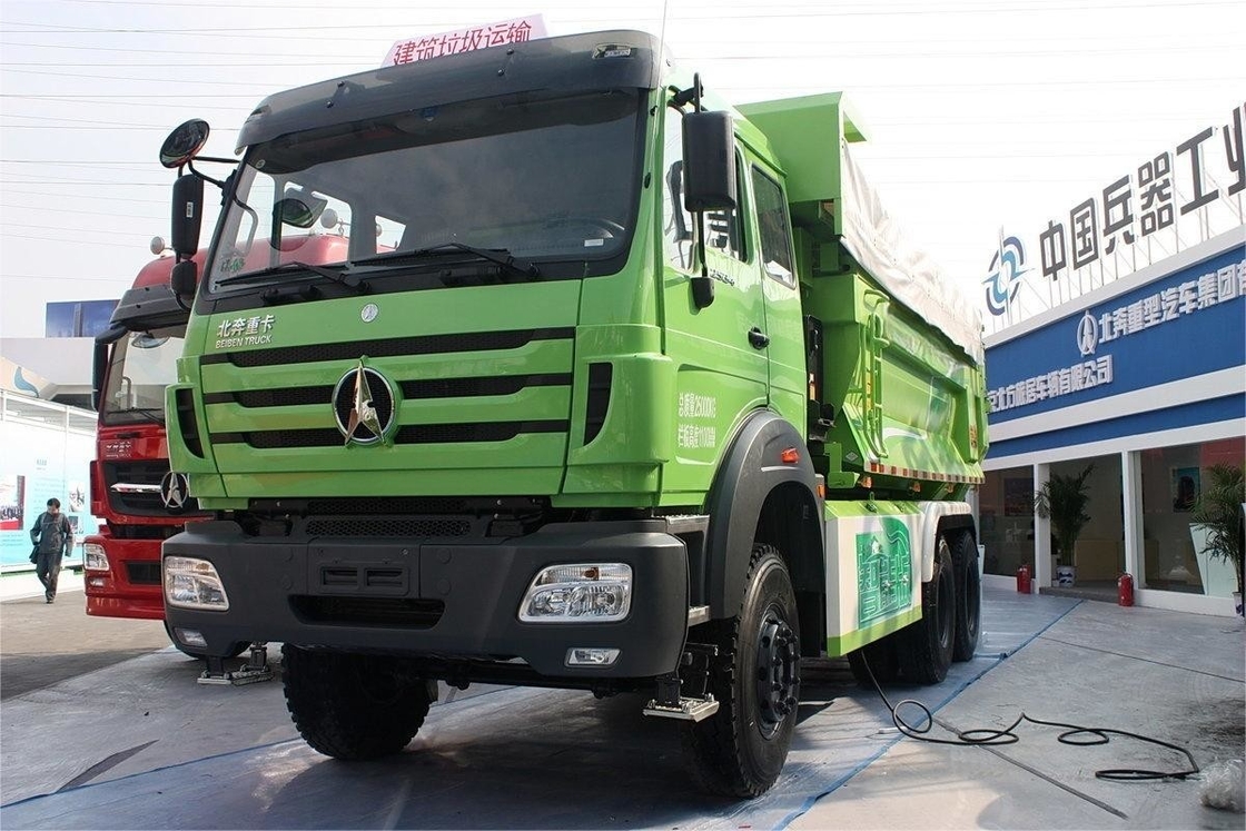 شاحنة بيبين الثقيلة 336HP 6X4 5.6m الديزل 12 عجلة شاحنة U مع غطاء القماش